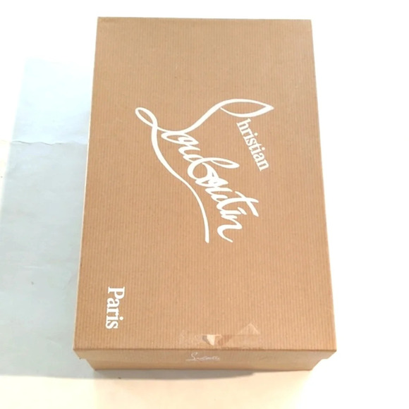 Christian louboutin Ron Ron oxblood dark cherry glitter red sole heels size 6 - Picture 2 of 15